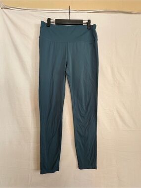High-Waist Women's Teal Leggings - Classic Everyday Stretch
